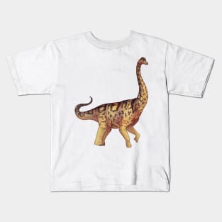 Cozy Brachiosaurus Kids T-Shirt